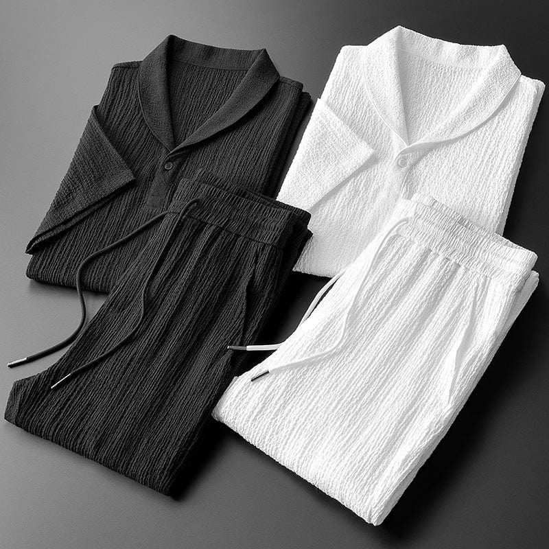 Andrea| Lyxig Casual Set för Herr med Textur