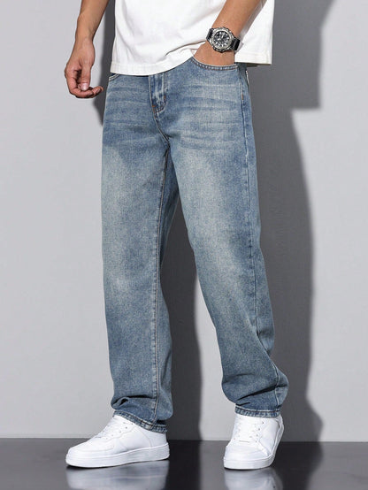 Noah | Casual herrjeans med raka ben