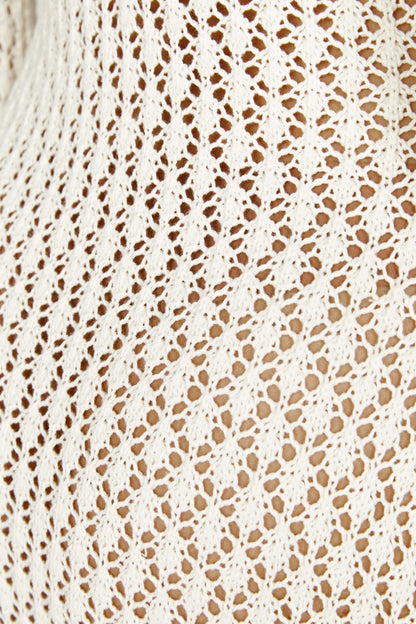 Claire™ | Elegant Vit Klänning