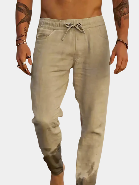 Valentino™ | Luftiga Linnebyxor för Män