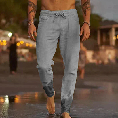 Valentino™ | Luftiga Linnebyxor för Män