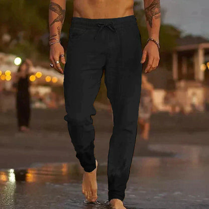 Valentino™ | Luftiga Linnebyxor för Män