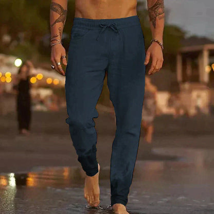 Valentino™ | Luftiga Linnebyxor för Män