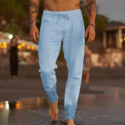Valentino™ | Luftiga Linnebyxor för Män