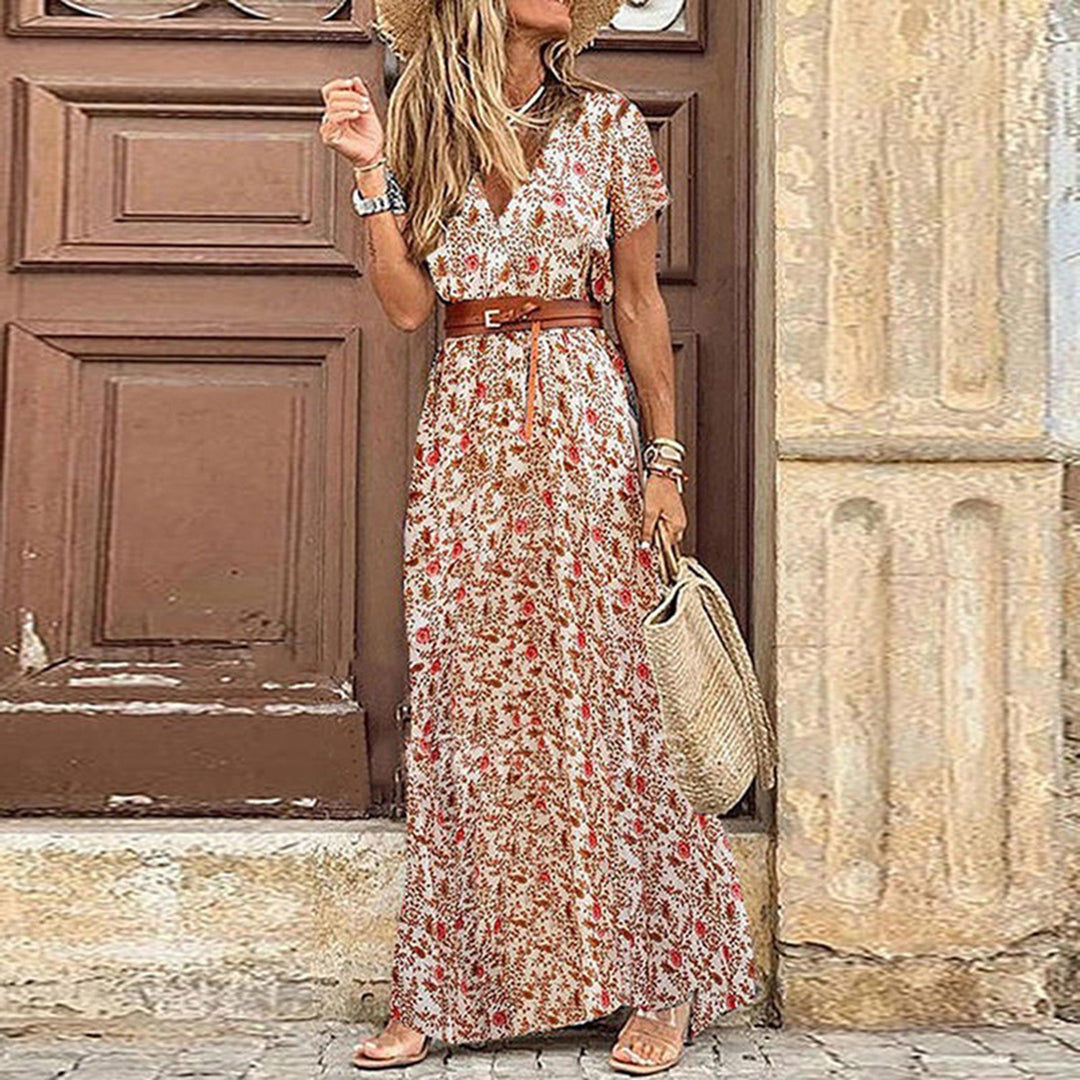 Liz™ - Elegant och stilfull boho-klänning