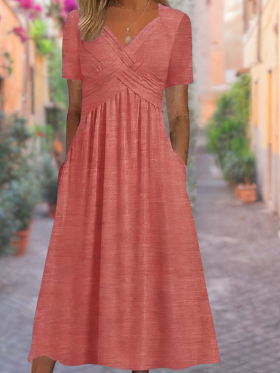 Tindra – Elegant omlottklänning