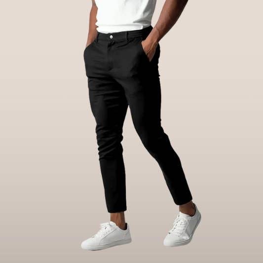 William | Slim fit chinos för herr med stretchkomfort
